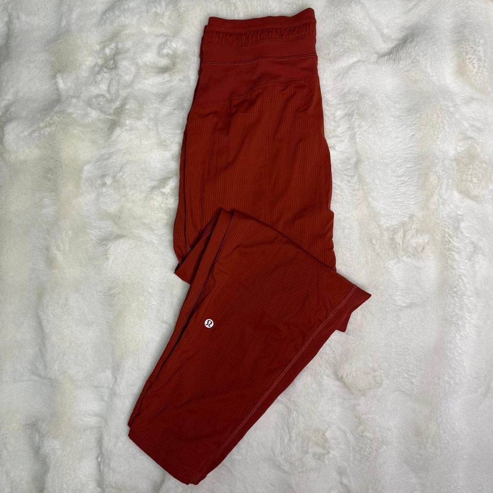 Lululemon Athletica Red Track Pants - Picture 2 of 4
